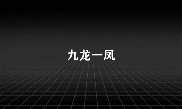 九龙一凤