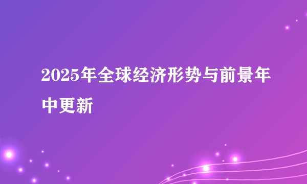 2025年全球经济形势与前景年中更新