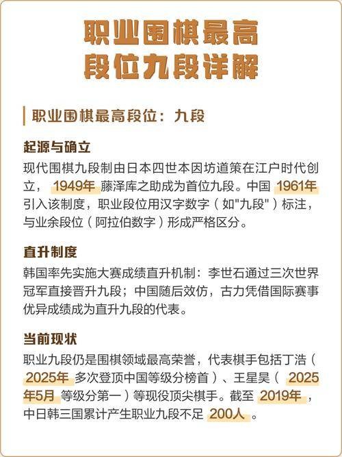 围棋九段（围棋运动中的最高段位）