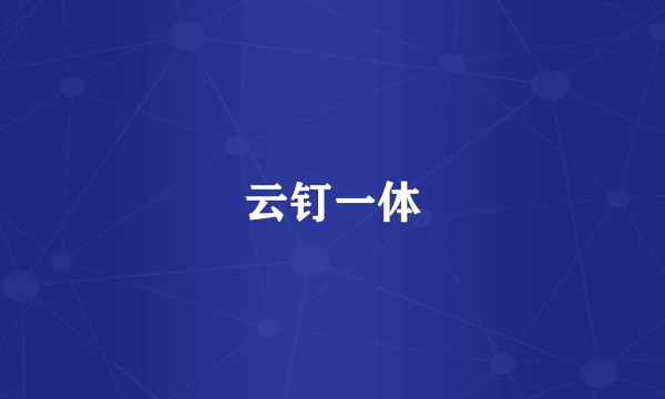 云钉一体