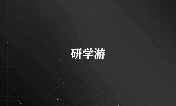 研学游