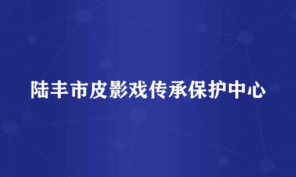 陆丰市皮影戏传承保护中心