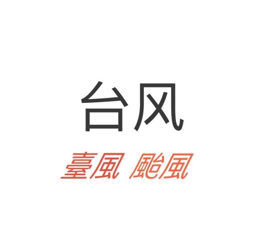 台风（汉语词语）