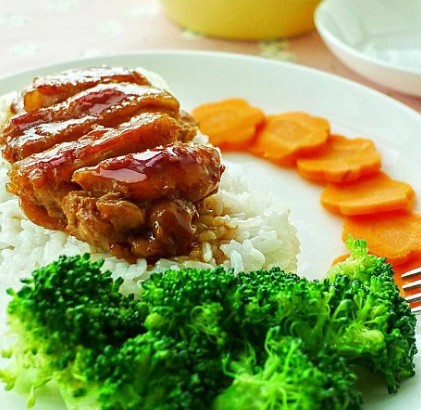 家常鸡腿饭
