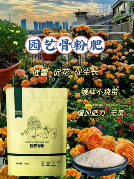 骨粉（由动物骨骼加工制成的粉状物质）