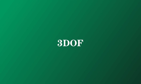 3DOF