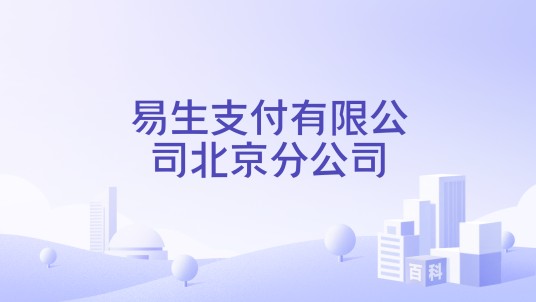 易生支付有限公司北京分公司
