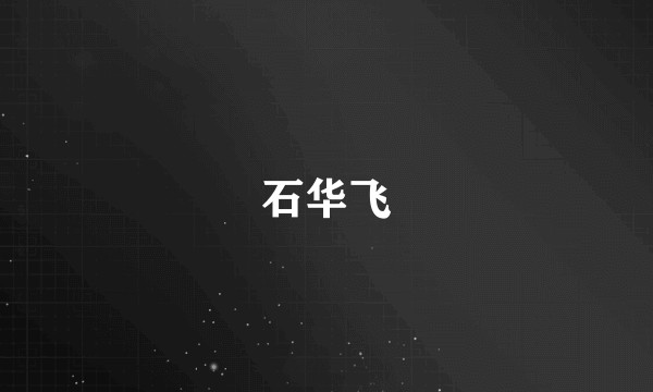 石华飞