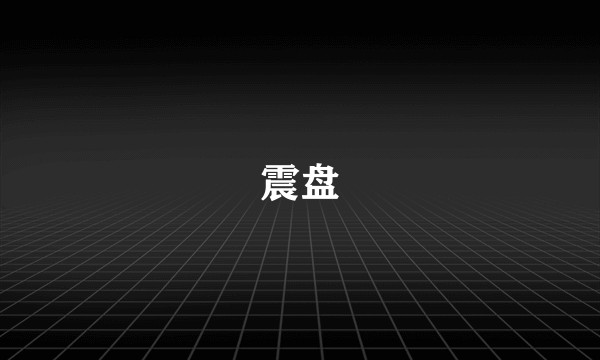 震盘