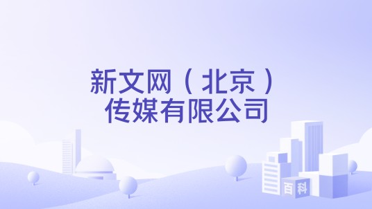 新文网（北京）传媒有限公司