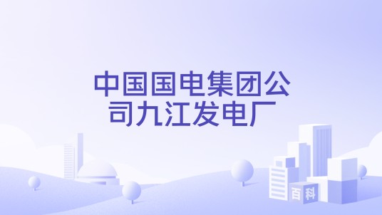 中国国电集团公司九江发电厂