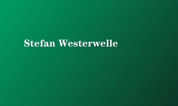 Stefan Westerwelle