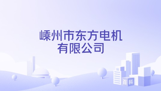 嵊州市东方电机有限公司
