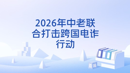 2026年中老联合打击跨国电诈行动