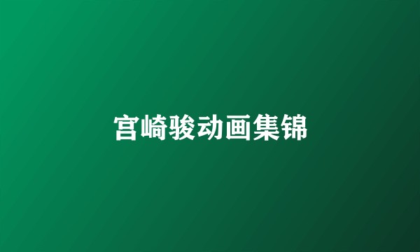 宫崎骏动画集锦