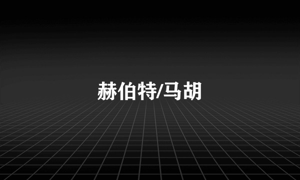 赫伯特/马胡