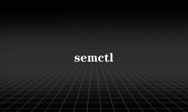 semctl