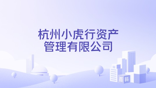 杭州小虎行资产管理有限公司