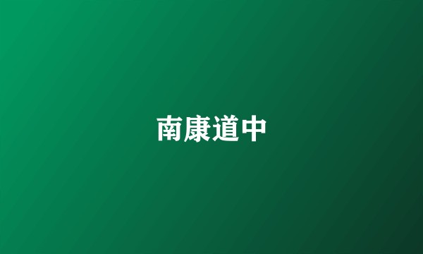 南康道中