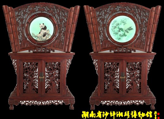 双面全异绣《国宝》