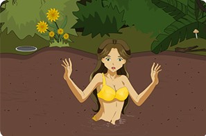 救出陷入沼泽的女孩