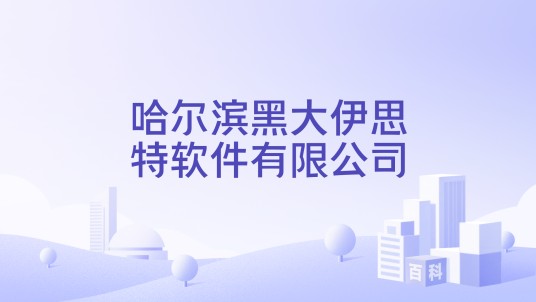 哈尔滨黑大伊思特软件有限公司