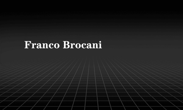 Franco Brocani