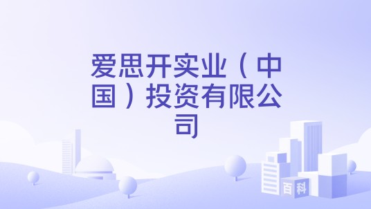 爱思开实业（中国）投资有限公司