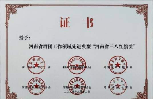 河南省三八红旗奖