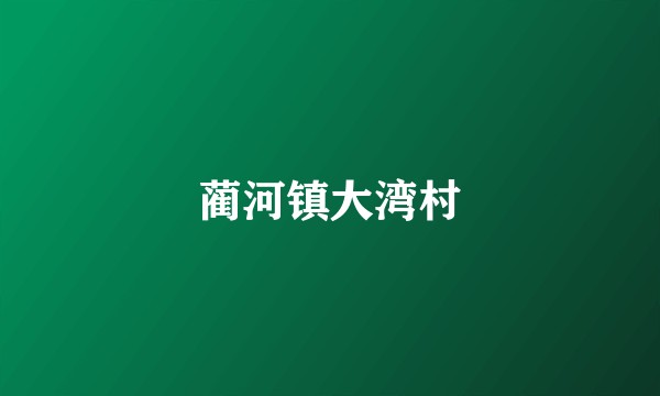 蔺河镇大湾村