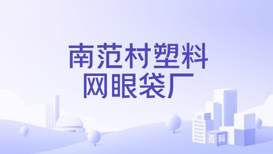 南范村塑料网眼袋厂