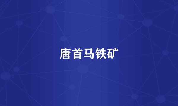 唐首马铁矿