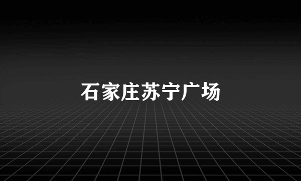石家庄苏宁广场