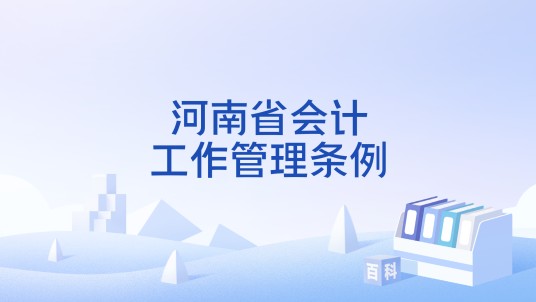 河南省会计工作管理条例