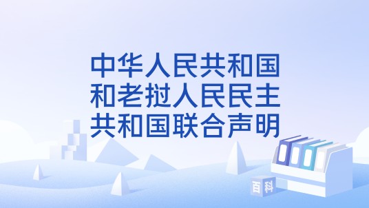 中华人民共和国和老挝人民民主共和国联合声明（中华人民共和国和老挝人民民主共和国联合发布的声明）