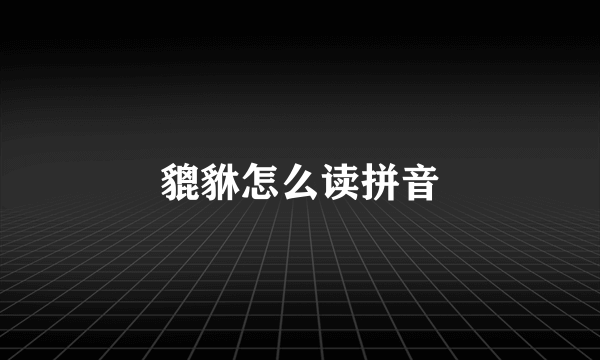 貔貅怎么读拼音
