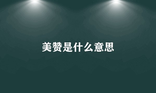 美赞是什么意思