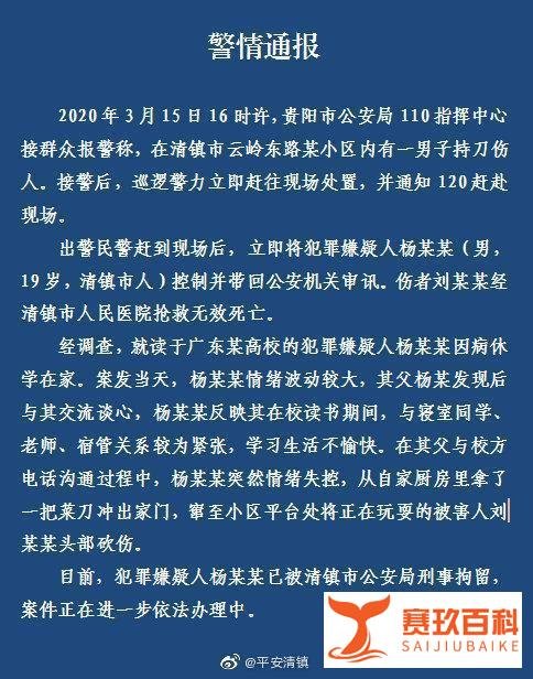 19岁大学生情绪激动，将2岁女童砍死