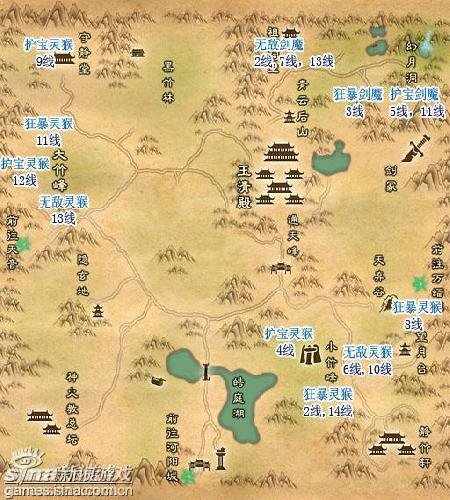 诛仙的护宝剑魔，无敌灵猴和护宝灵猴在哪里?