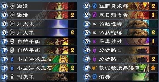 炉石传说砰砰计划——机械克苏恩德鲁伊卡组