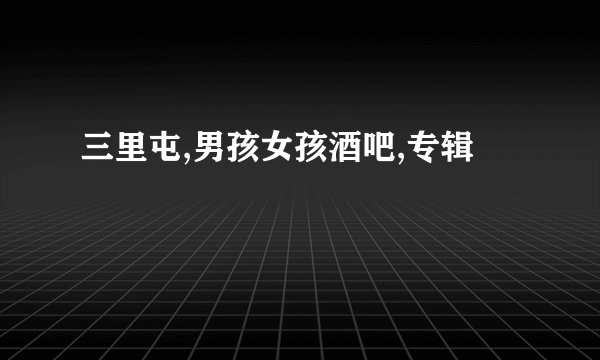 三里屯,男孩女孩酒吧,专辑