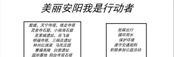 美丽安阳我是行动者环保手抄报