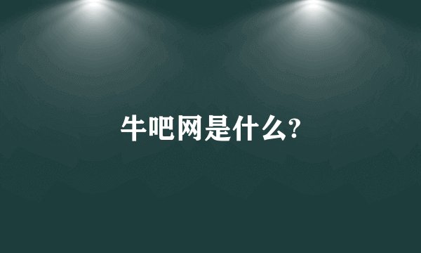 牛吧网是什么?