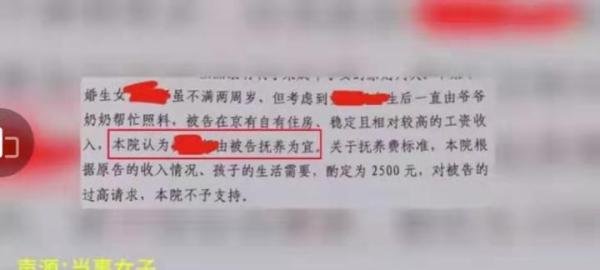 家暴丈夫获2岁女儿抚养权,法院:男方在京有住房,收入较高