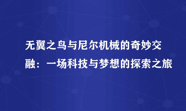 无翼之鸟与尼尔机械的奇妙交融：一场科技与梦想的探索之旅