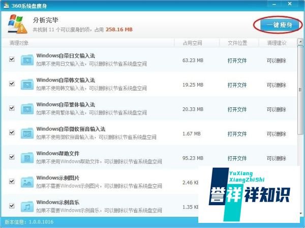 简单小工具给电脑WIN7系统做瘦身清理