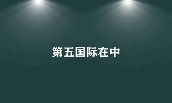 第五国际在中