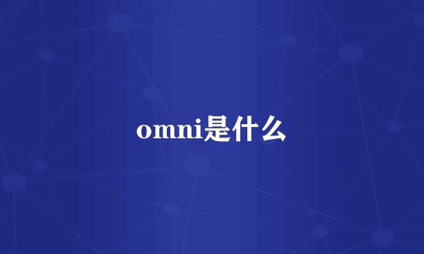 omni是什么