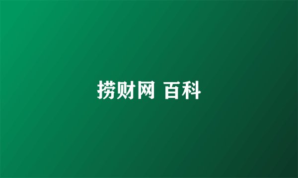 捞财网 百科