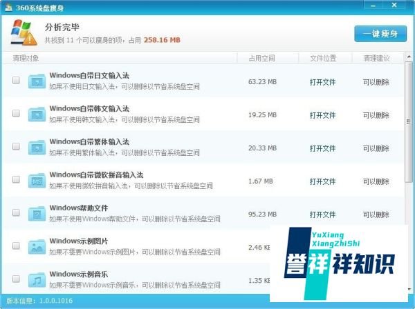 简单小工具给电脑WIN7系统做瘦身清理